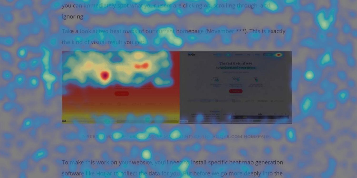 heatmap in hotjar
