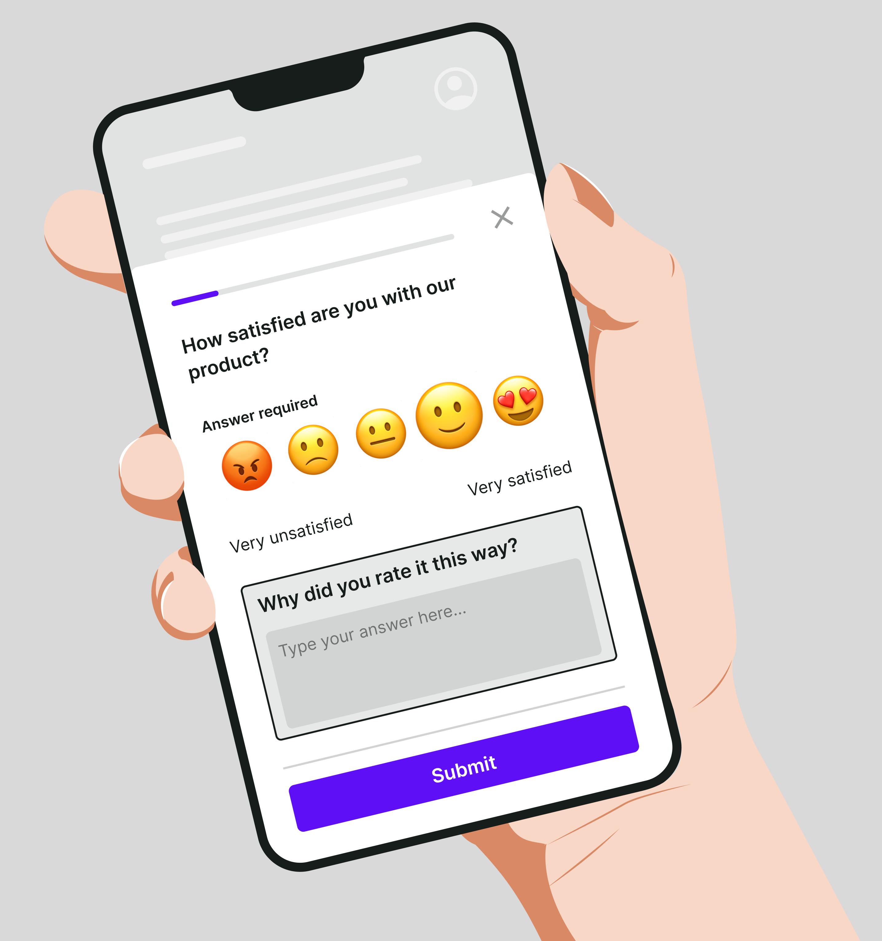 collect feedback on your mobile app