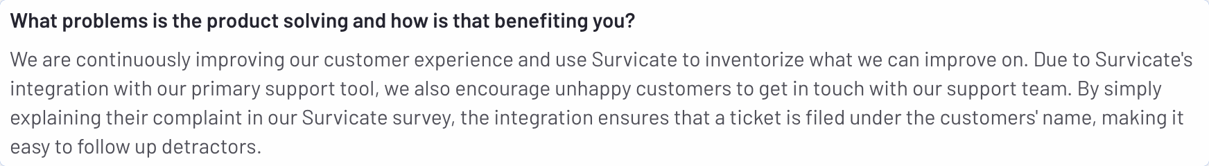 Customer Service Tools - Survicate review