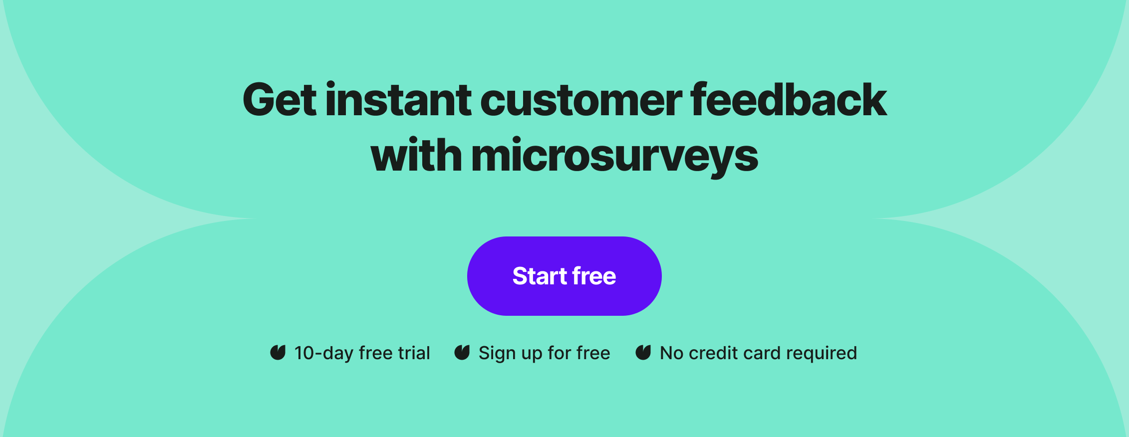Get instant customer feedback with microsurveys - Survicate's banner.