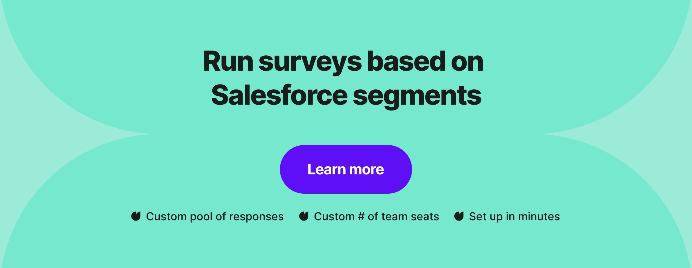 Run surveys based on Salesforce segments with Survicate.