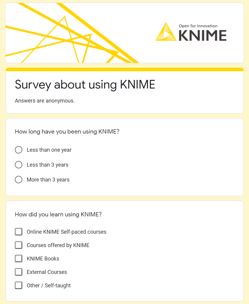 Wordpress Survey Tools - Google Forms