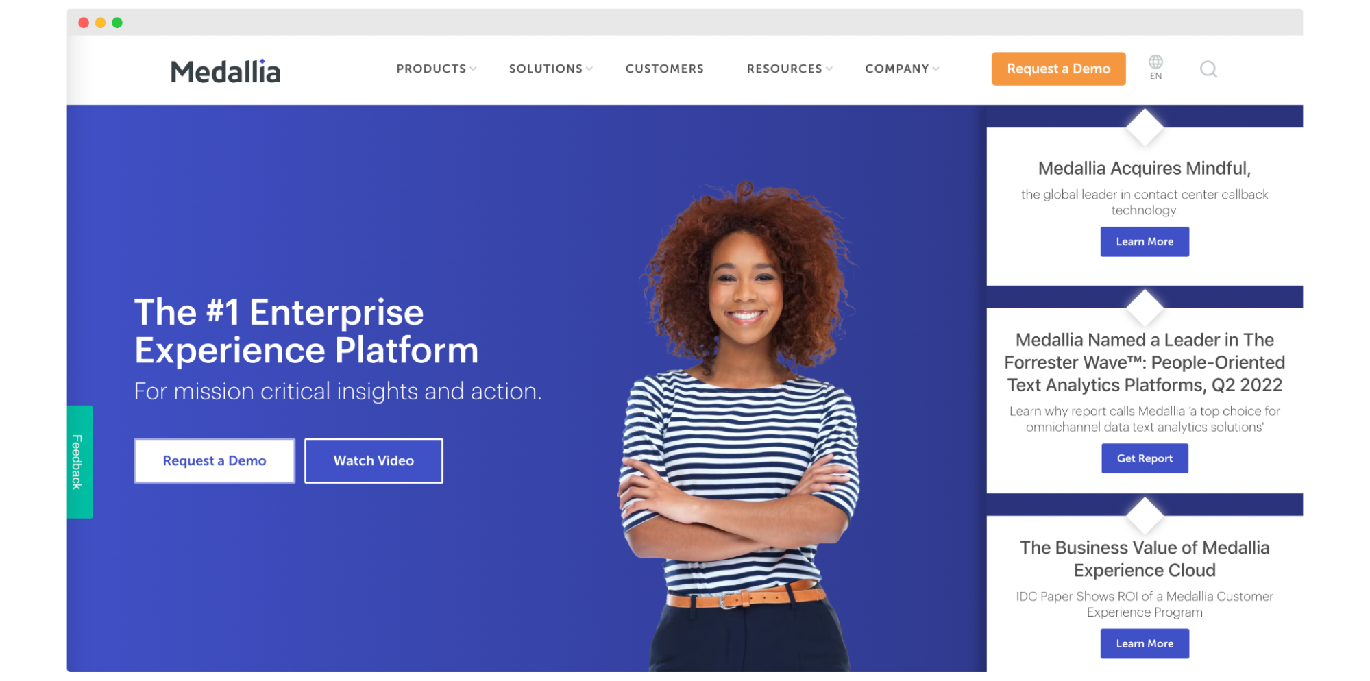 Voice of the Customer Tool - Medallia