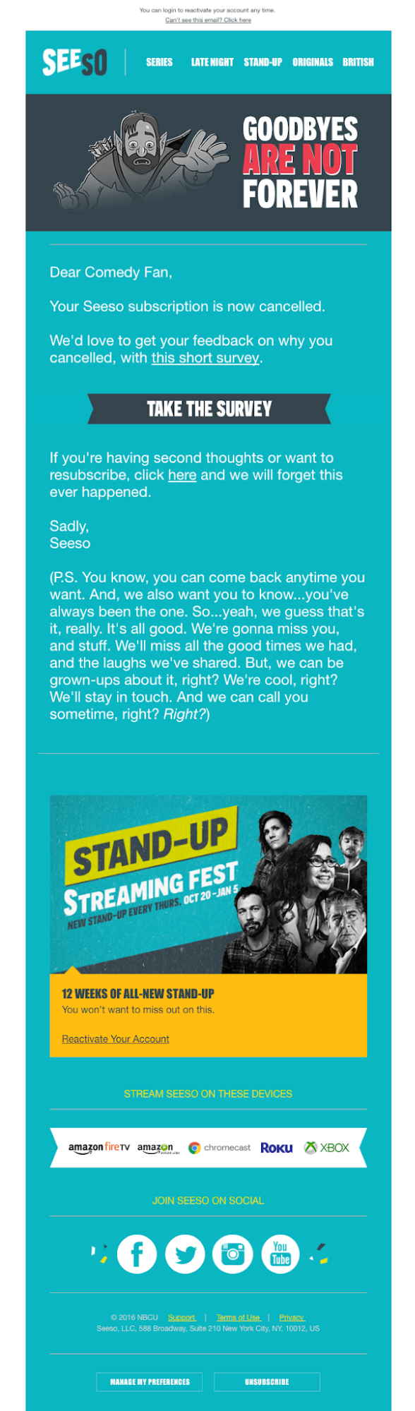 seeso win back email