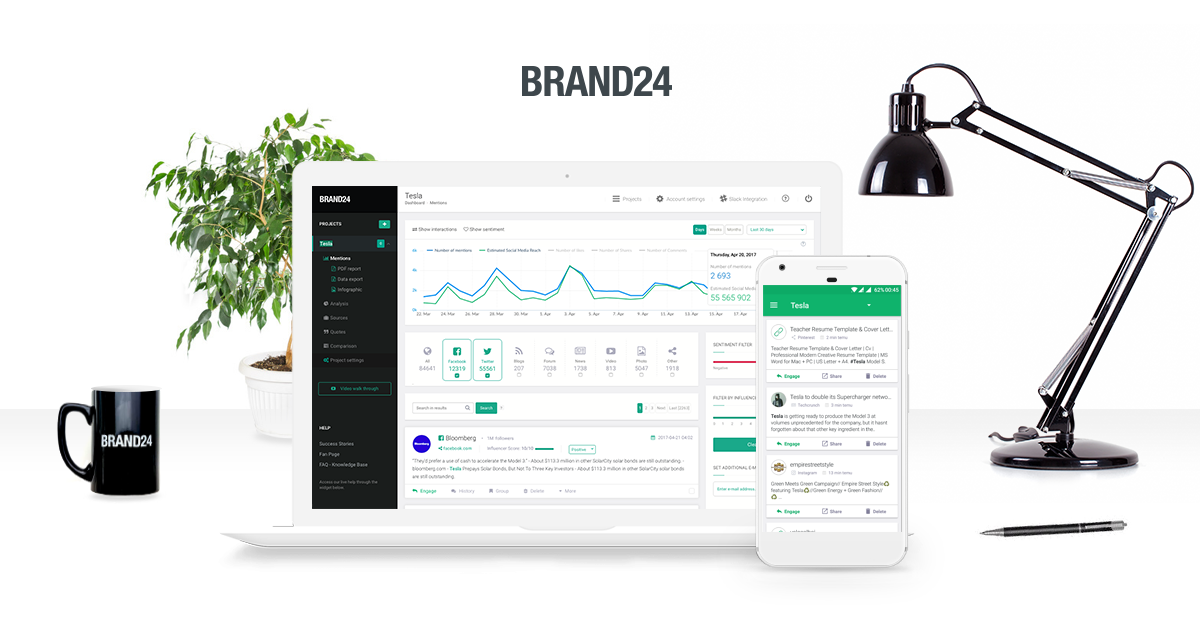 Content Research Tools - Brand24