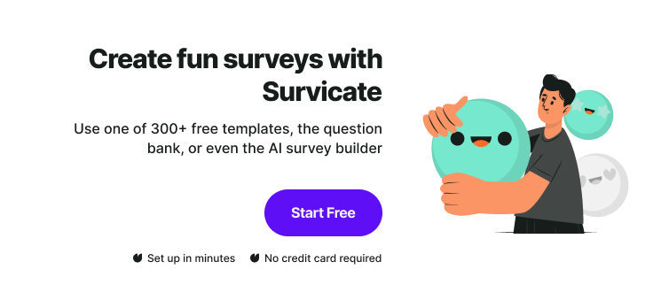 create un surveys with Survicate