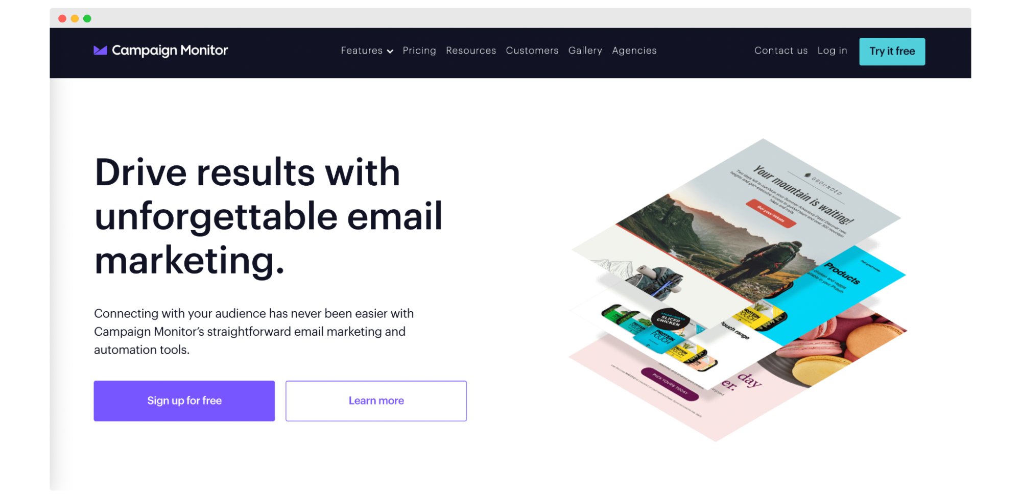 Campaign Monitor - tool for email marketing that integrates with Intercom.